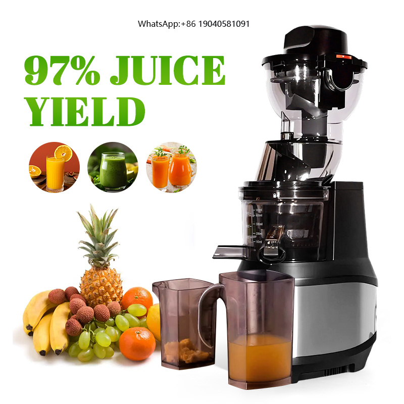 Electric Slow Juicer Cold Press - Extractor de Jugo Eléctrico, Exprimidor Lento