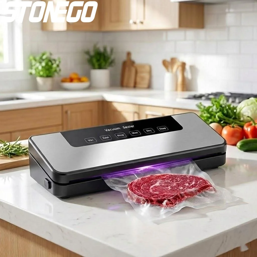 Food Vacuum Sealer Machine - Máquina Selladora al Vacío Automática 65kPa,