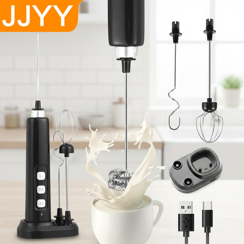 Portable Blender Usb Rechargeable - Espumador de Leche Portátil Recargable por