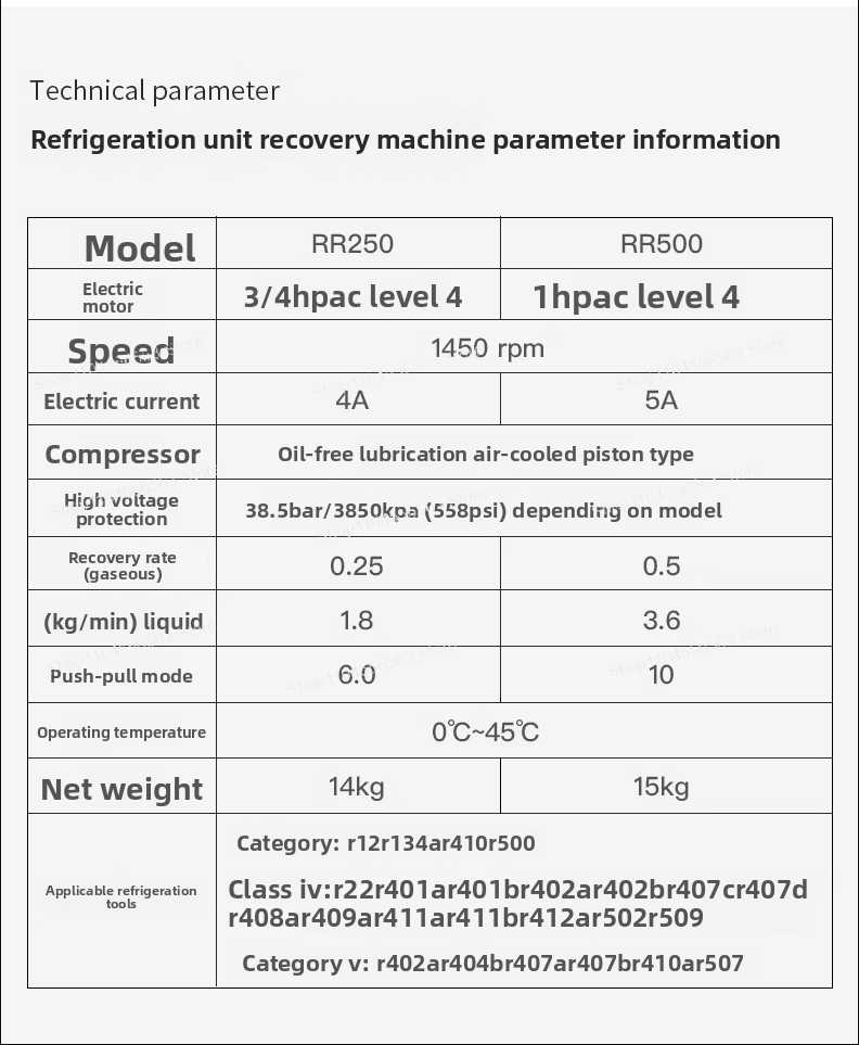 Máquina de recuperación e inye - Air Conditioners reseña y precio