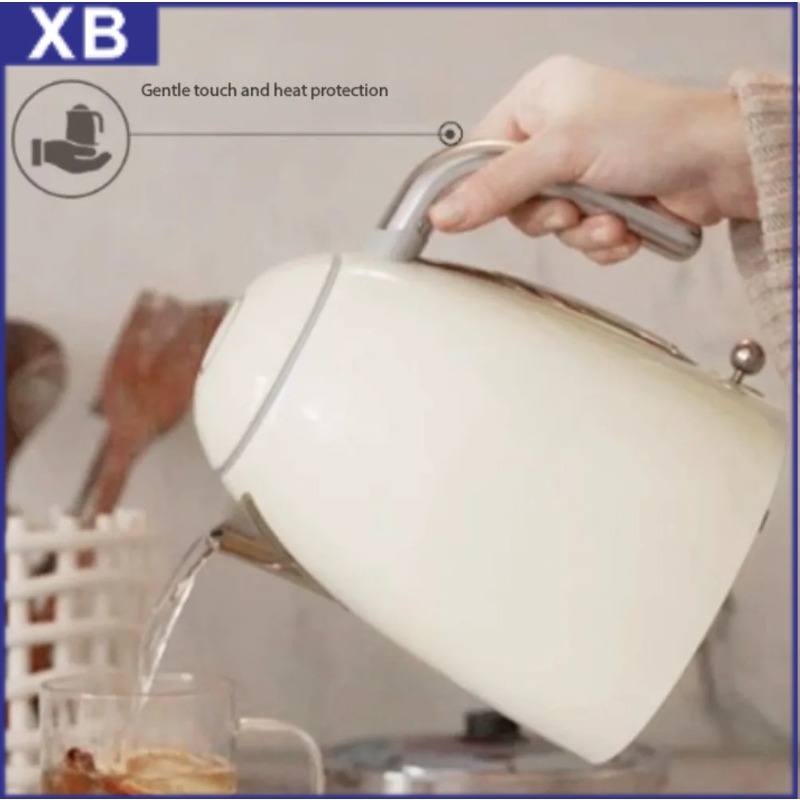 Hervidor Eléctrico Retro con C - Electric Kettle Temperature Control reseña y precio