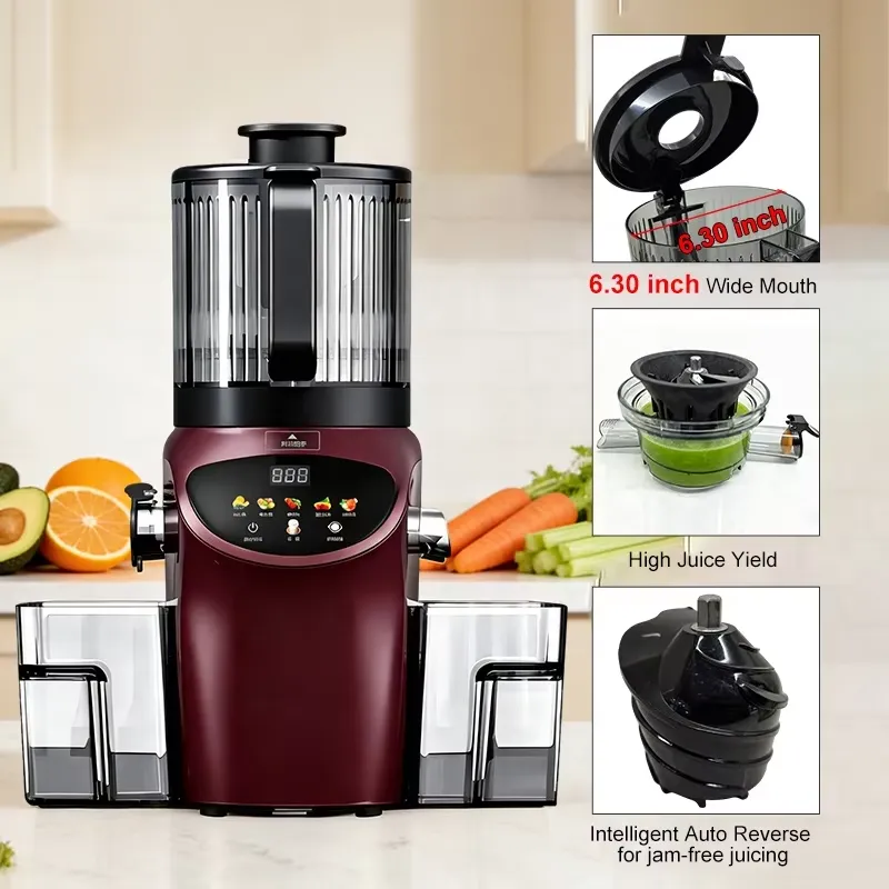 Exprimidor eléctrico de alta g - Electric Slow Juicer Cold Press reseña y precio