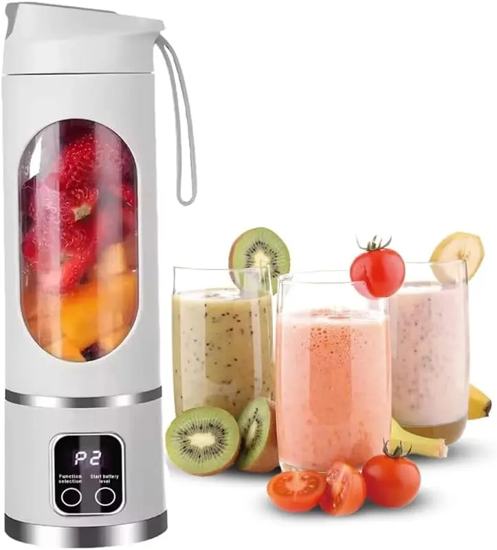 Licuadora y exprimidor multifu - Portable Blender Usb Rechargeable reseña y precio