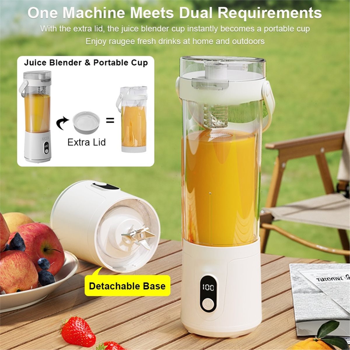 RECOMENDAR】Licuadora eléctrica - Portable Blender Usb Rechargeable reseña y precio