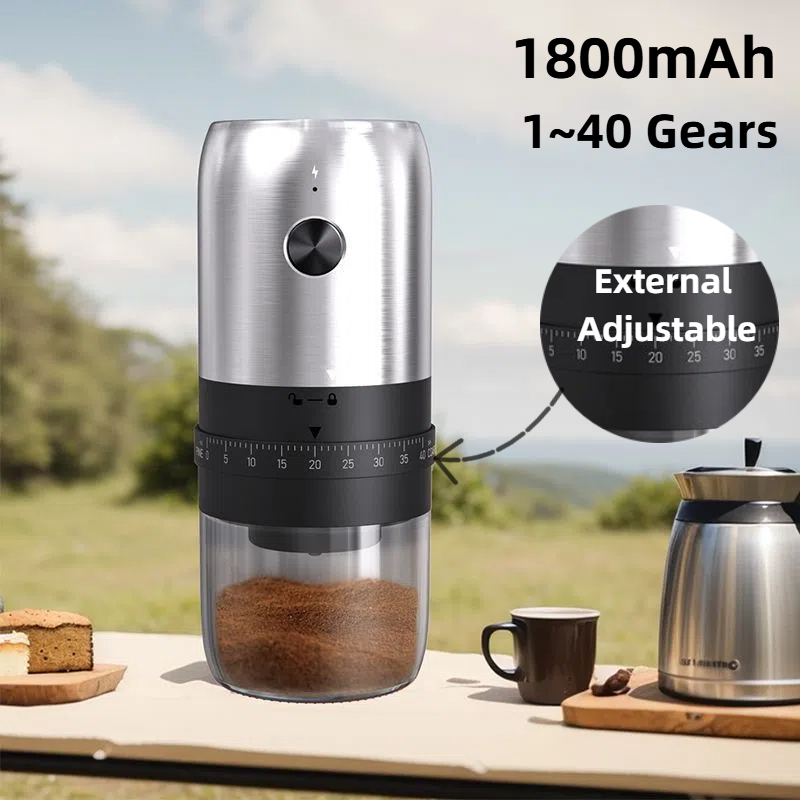 Molinillo de café portátil, li - Portable Blender Usb Rechargeable reseña y precio