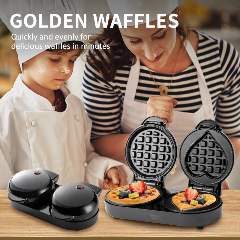 Máquina para Hacer Waffles de  - Mini Waffle Maker Machine reseña y precio