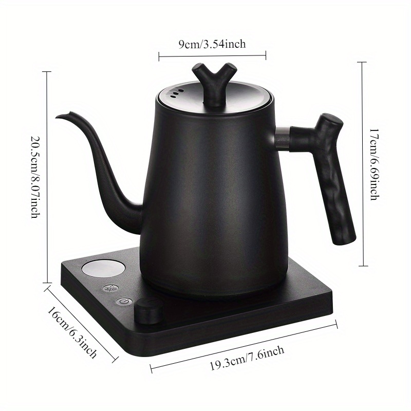 Hervidor Eléctrico Gooseneck d - Electric Kettle Temperature Control reseña y precio