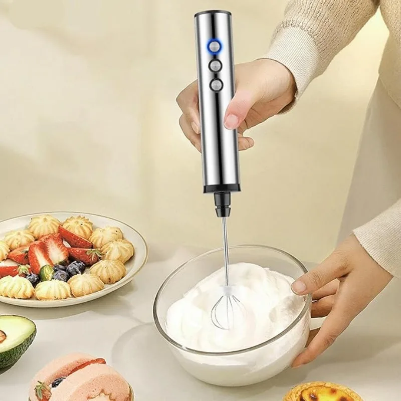 Espumador de leche eléctrico p - Electric Milk Frother Handheld reseña y precio