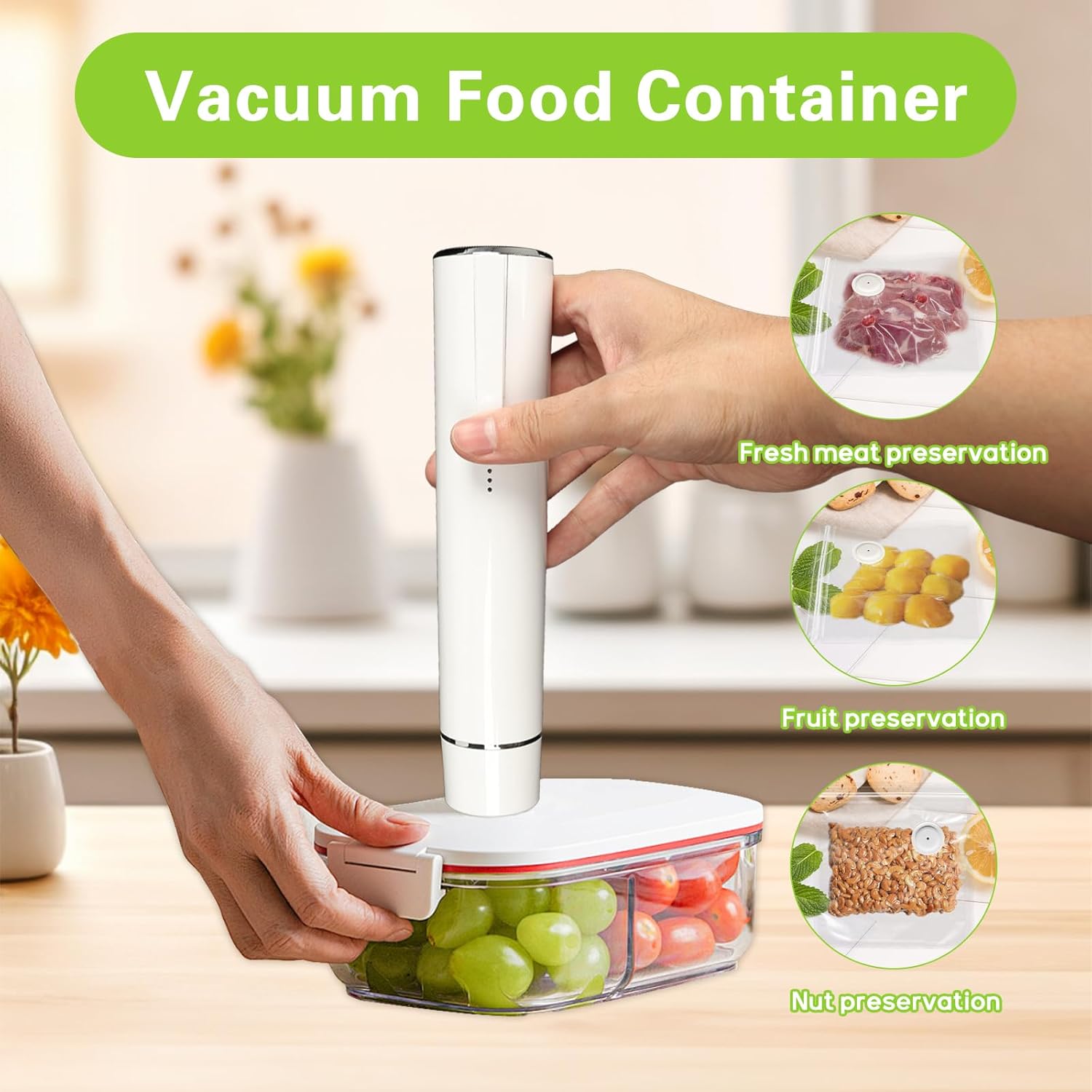 Sellador al vacío portátil, má - Food Vacuum Sealer Machine reseña y precio