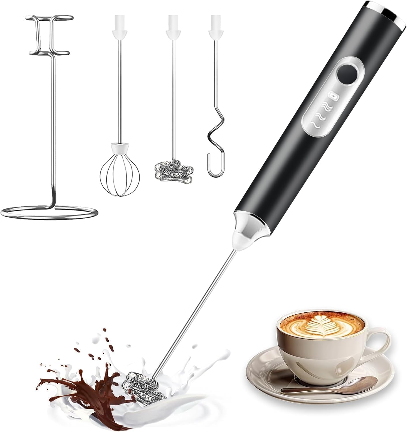 Nuevo Espumador de Leche Recar - Electric Milk Frother Handheld reseña y precio