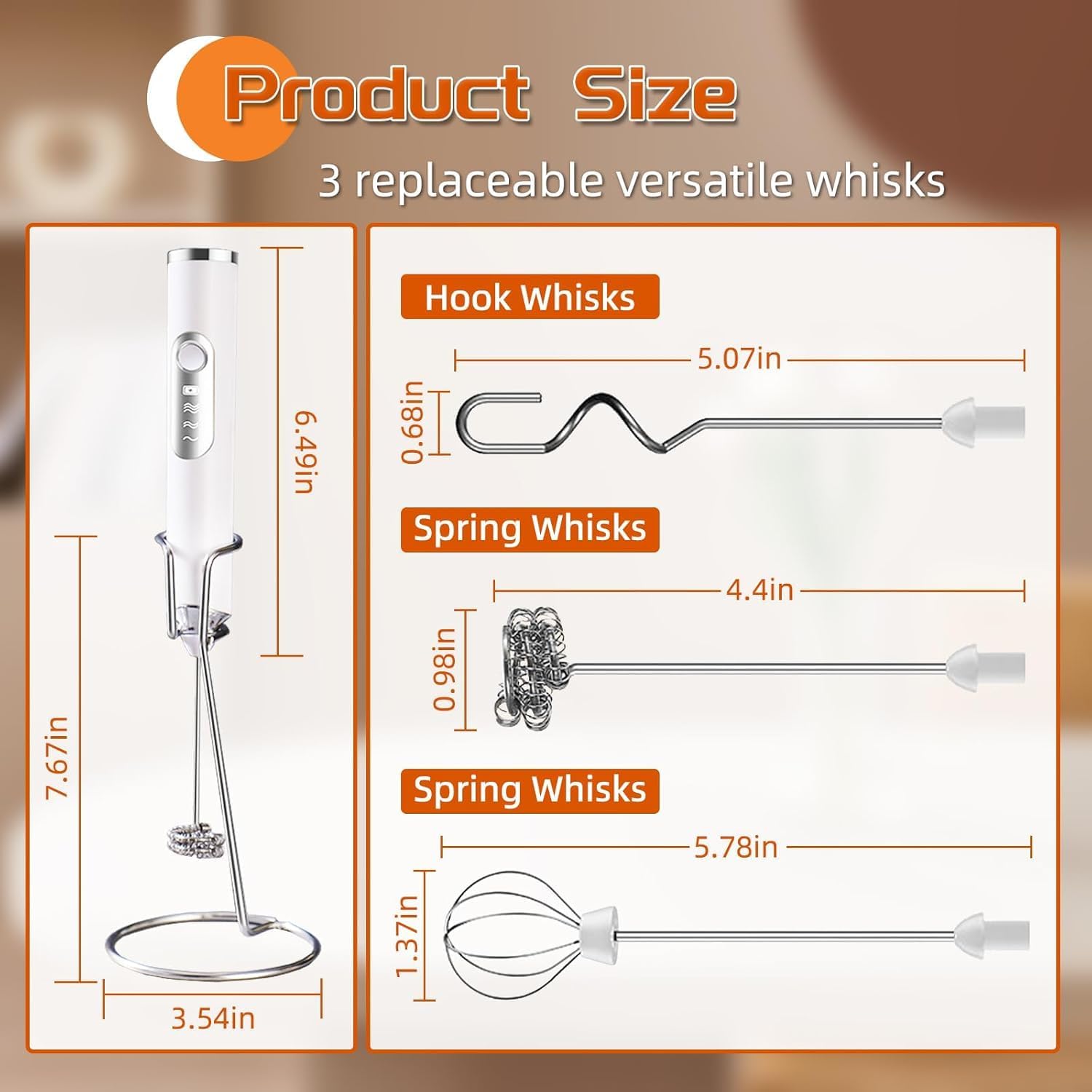 Nuevo Espumador de Leche Recar - Electric Milk Frother Handheld reseña y precio
