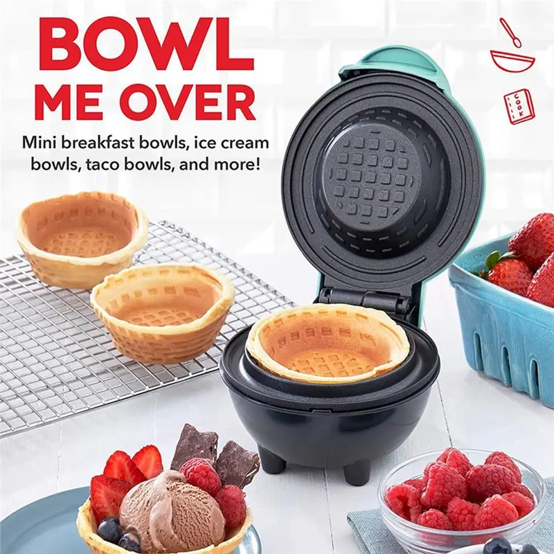Para la cocina del hogar: máqu - Mini Waffle Maker Machine reseña y precio